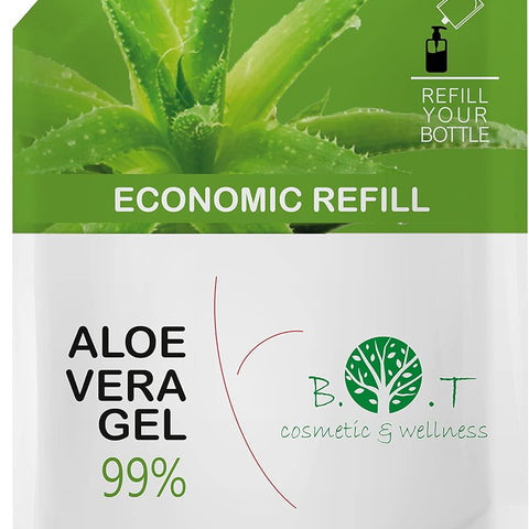 Aloe Vera Puro Gel 100% Natural, Cultivo Ecologico Lanzarote, Gel Hidratante Piel Y Cabello, Calmante after Sun, Crema Post Depilacion, after Shave, Acondicionador, 1000 Ml