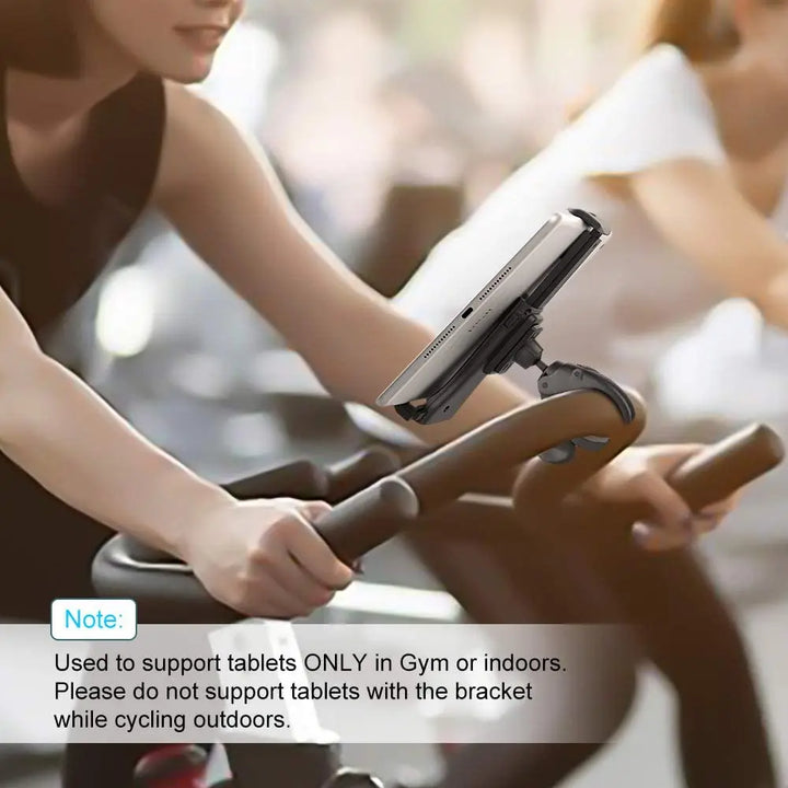 Untoom Bike Tablet Holder Indoor Gym Treadmill Handlebar Bracket Stand for Tablet Mobile Phone Support For 4-12inch Devices iPad