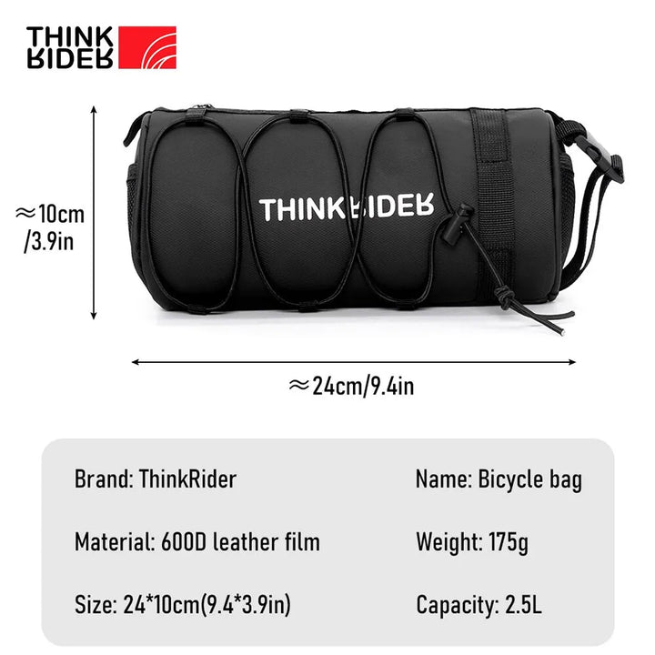 Bolsa ThinkRider 3 en 1 – Manillar, Cuadro y Hombro | Impermeable y Compacta