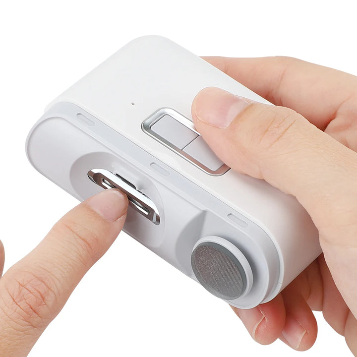 Cortaúñas Eléctrico con Luz – Lima y Recortador de Uñas para Adultos y Bebés | Manicura y Pedicura Segura y Precisa