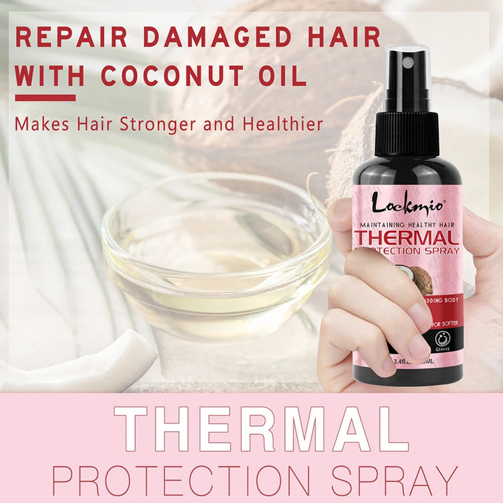 : Lockmio Spray Protector Térmico Premium con Aceite de Coco