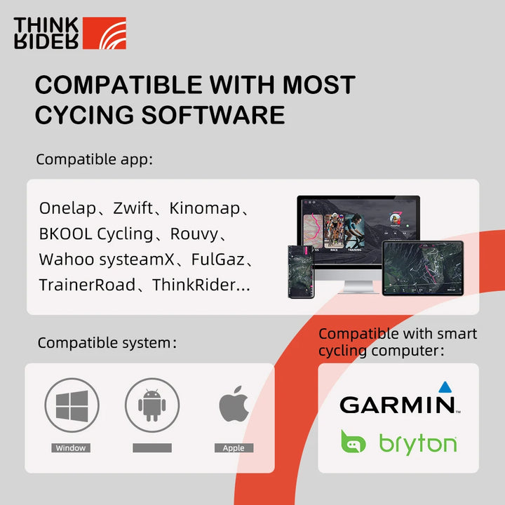 Bicicleta inteligente interactiva de interior ThinkRider X2 MAX - Incluye soporte para, table y celular, de bienvenida