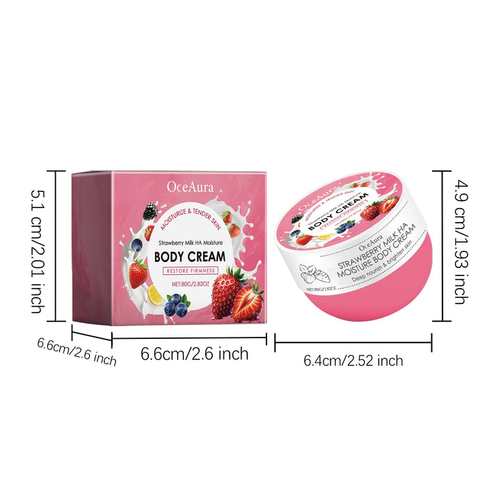 OCEAURA Crema corporal hidratante con vitamina C Hidratación duradera que retiene la humedad de la piel