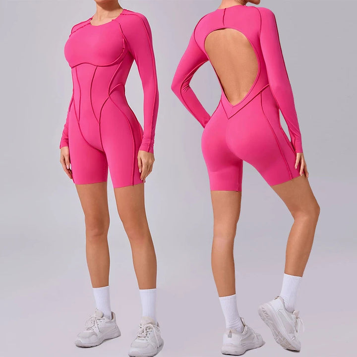 Mono Deportivo Premium "Goddess Fit"  Tecnología Sculpting  Manga Adaptable  Transformación Corporal