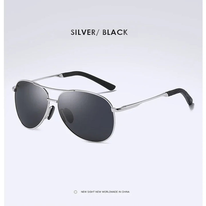 Gafas de Sol AORON Polarizadas - Diseño Piloto Clásico con Marco Metálico | Unisex