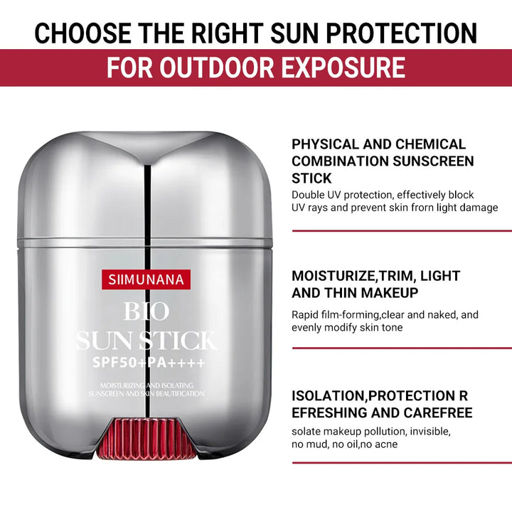 Bloqueador Solar Mate – Protector Facial UV con Hidratación, Control de Grasa y Efecto Aclarante