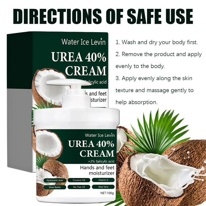 Crema de Urea 40% (100ml) - Mejora la Elasticidad y Firmeza de la Piel | Hidratación Profunda