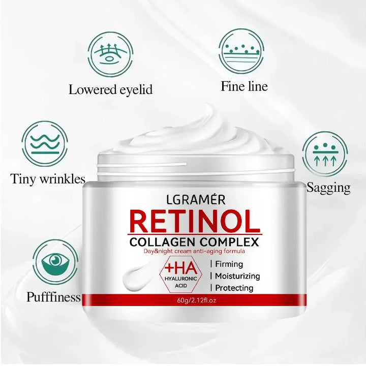 Crema Facial con Retinol y Colágeno – Lifting, Firmeza y Antiarrugas