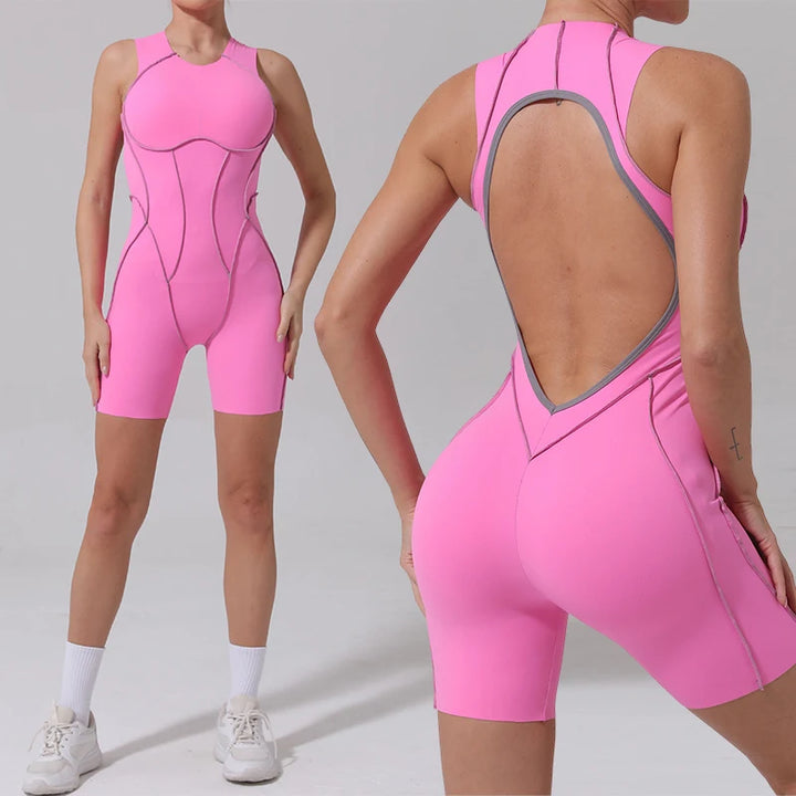 Mono Deportivo Premium "Goddess Fit"  Tecnología Sculpting  Manga Adaptable  Transformación Corporal