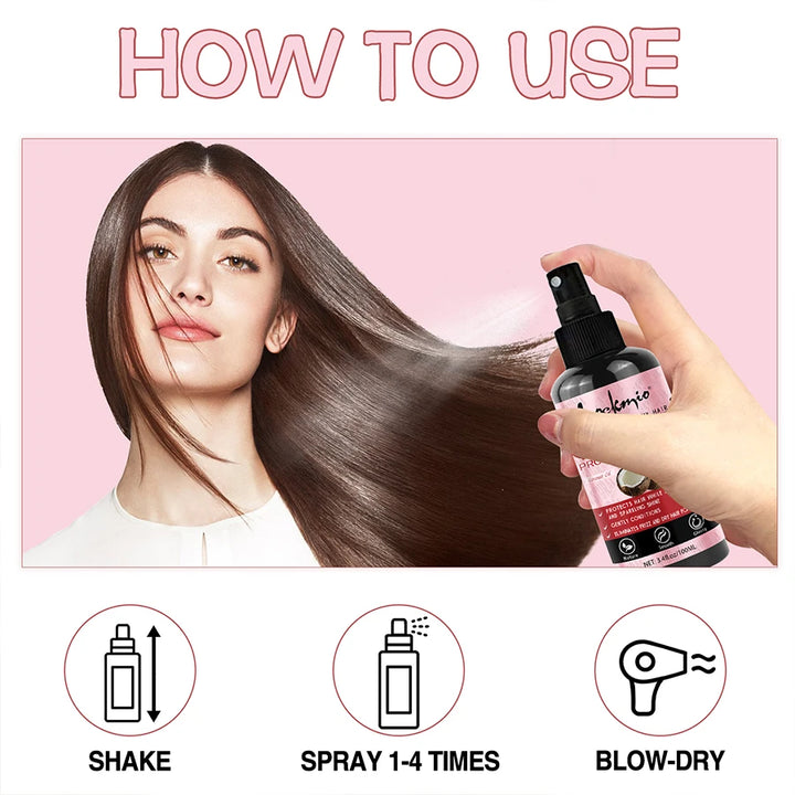 : Lockmio Spray Protector Térmico Premium con Aceite de Coco