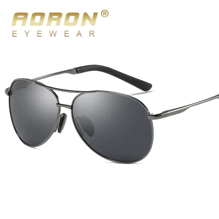 Gafas de Sol AORON Polarizadas - Diseño Piloto Clásico con Marco Metálico | Unisex