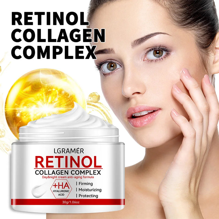 Crema Facial con Retinol y Colágeno – Lifting, Firmeza y Antiarrugas