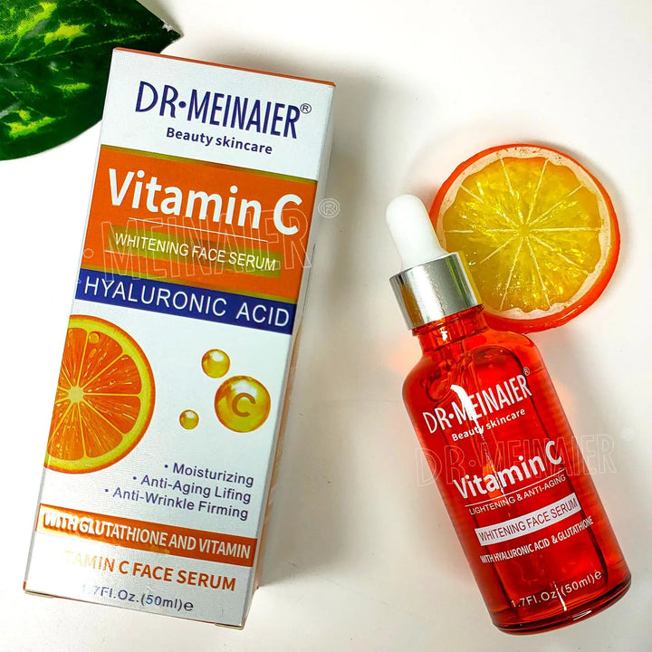 Sérum Facial Vitamina C 20% - Antiedad, Iluminador e Hidratante con Ácido Hialurónico