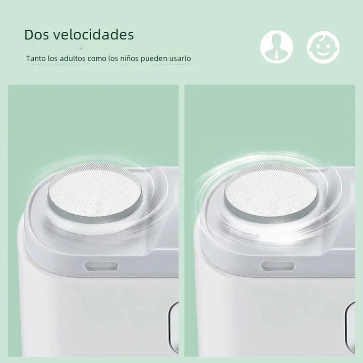 Cortaúñas Eléctrico con Luz – Lima y Recortador de Uñas para Adultos y Bebés | Manicura y Pedicura Segura y Precisa