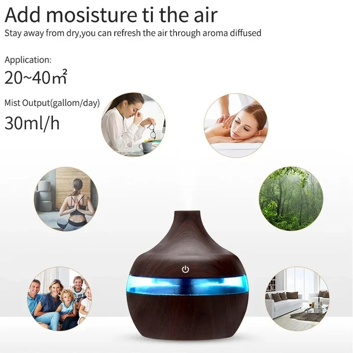 Humidificador Suncolourful electrico Premium Exclusivo - Lujo y Calidad Superior