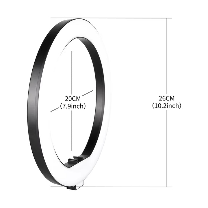 10" LED Ring Light with Tripod Stand Selfie Ring Light Photography Lighting for Photo Studio Youtube Make up Video