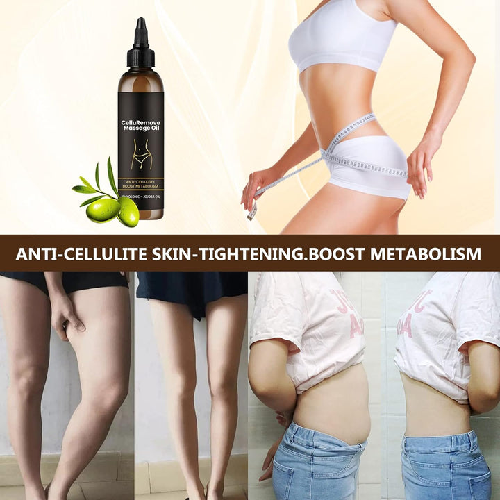 Aceite De Masaje,Cell Remove Massage Oil,Anti Cellulite Body Massage Tightening Lifting Oil,Belly Button Slimming Essence,Fat Burning Massage Oil for Cellulite and Slimming